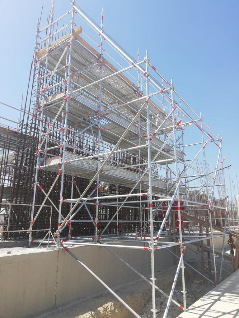 Composants échafaudage