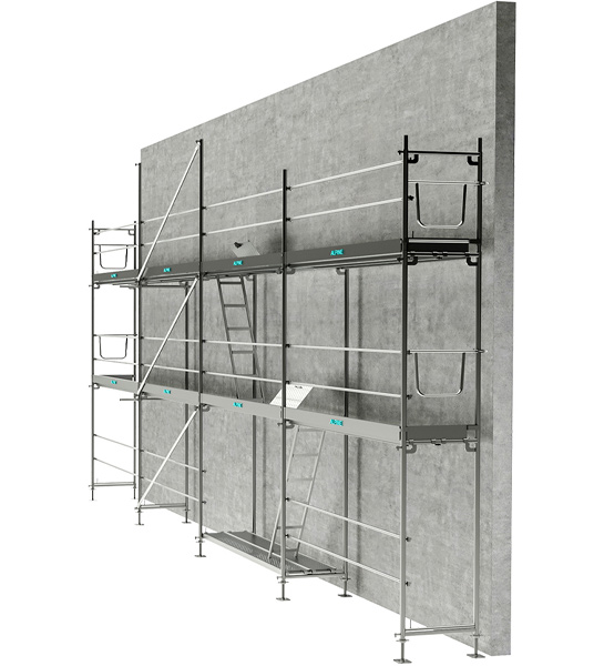 Échafaudage multidirectionnel à disque Alpifacade - Alpine FS